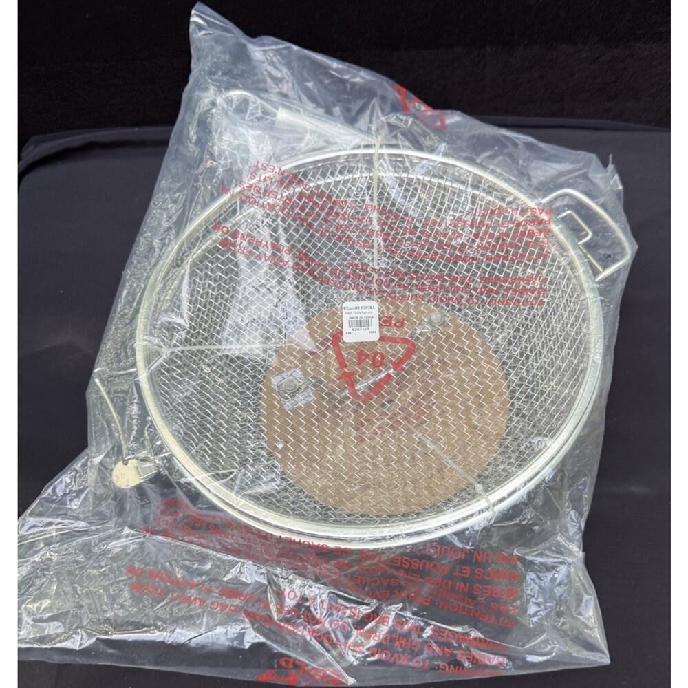 Williams-Sonoma Mesh Grill Stainless Steel Chefs Pan-Removable Handle NEW Sealed